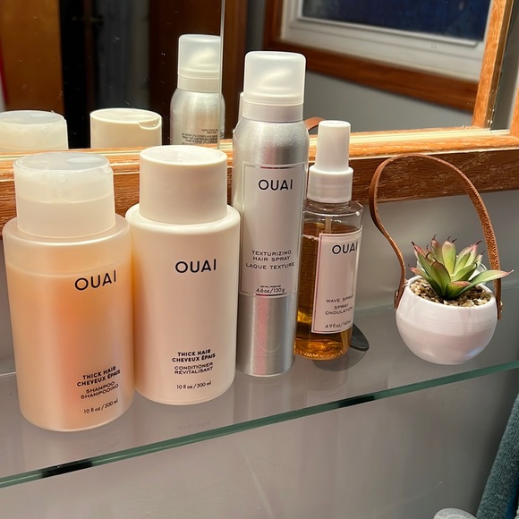 OUAI Hair Ouai Shampoo Conditioner Wave Spray And Limited Edition